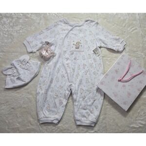 Vintage Y2K Bright Futures Baby Gift Set 6-9M NWT Sleeper Hat Plush